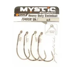 ShadXperts VMC Heavy Duty Swim Bait Hook 4 Stück