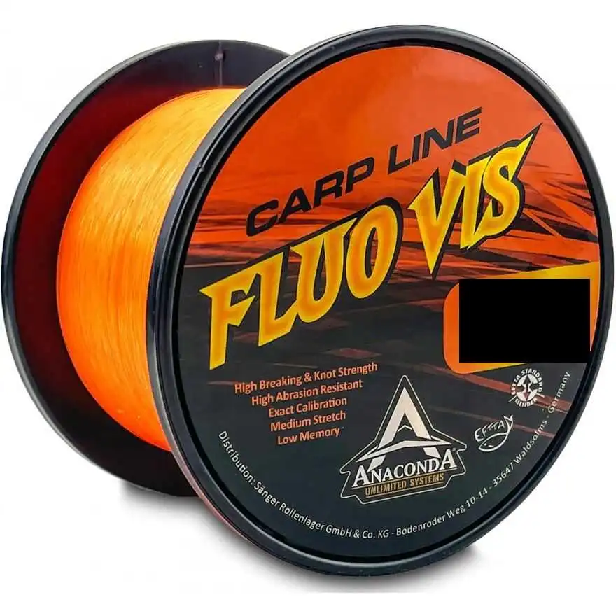 Anaconda Fluovis Carp Line 0,33 Mm 8,75 Kg 1200 Meter Orange 3 Anaconda Fluovis Carp Line 0,33 Mm 8,75 Kg 1200 Meter Orange