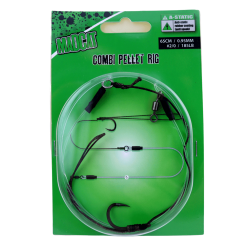 DAM Madcat Combi Pellet Rig Hakengröße 2/0 0,95 Mm 84 Kg 65 Cm Sinking