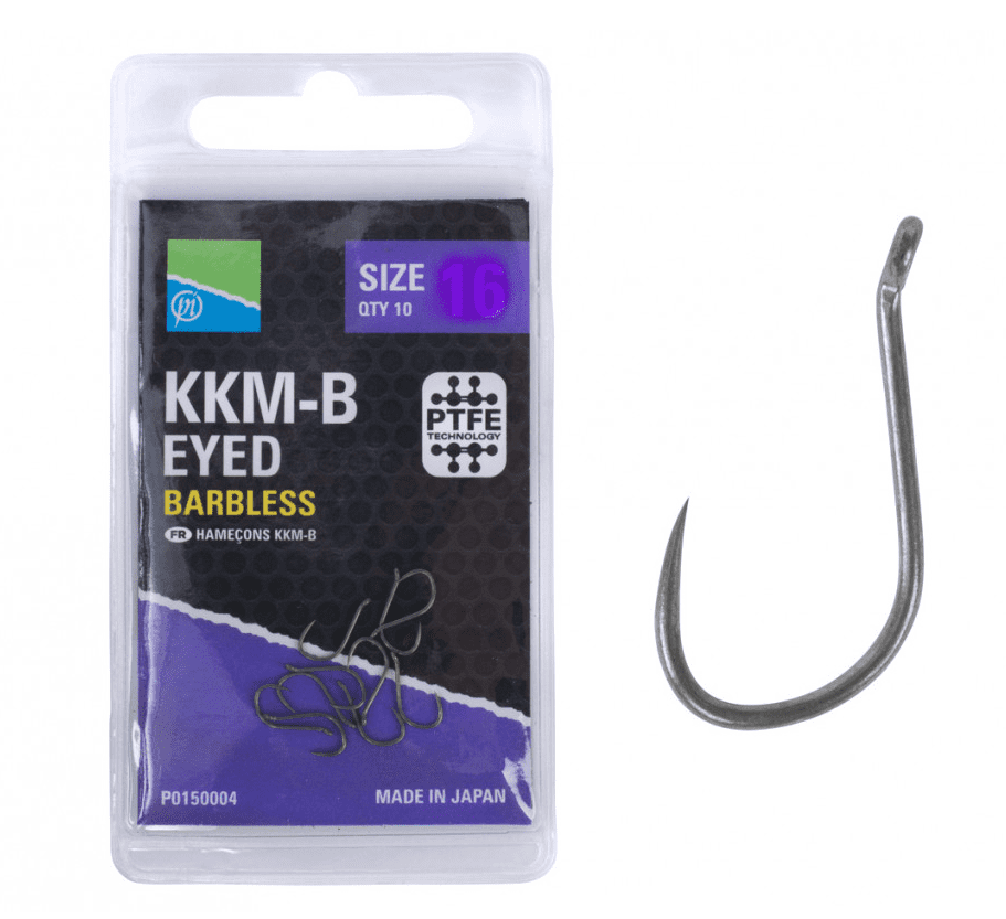 Preston KKM-B Hooks Größe 12 Barbless 10 Stück 3 Preston KKM-B Hooks Größe 12 Barbless 10 Stück