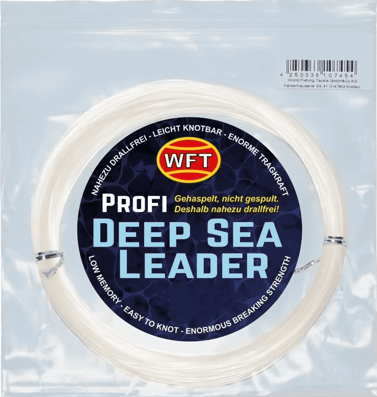 WFT KG Mono Deep Sea Leader Clear 0,50mm 21kg 50m 3 WFT KG Mono Deep Sea Leader Clear 0,50mm 21kg 50m